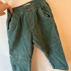 Zara Kids Teal Corduroy Trousers